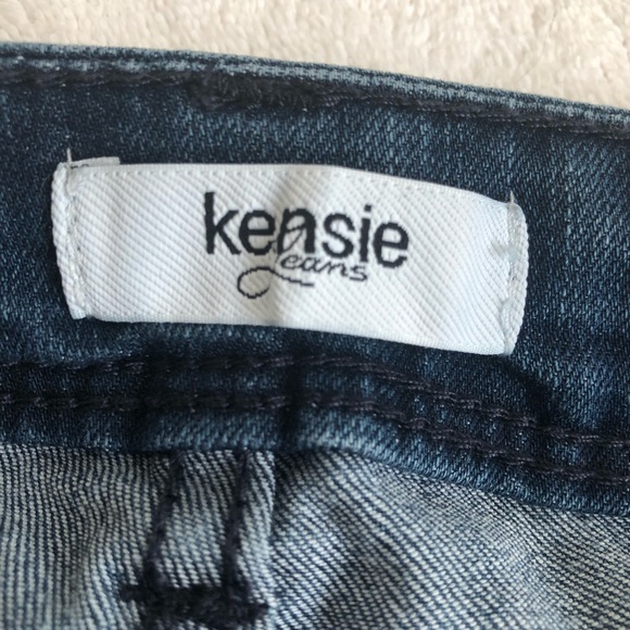 Kensie Jeans Blue Embroidered Skinny Jeans - Picture 6 of 10